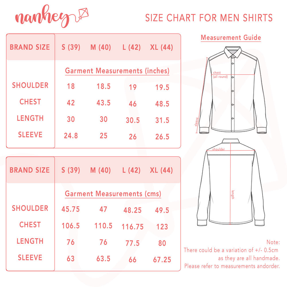 Mini Sail Boats Embroidered Men Shirt - White
