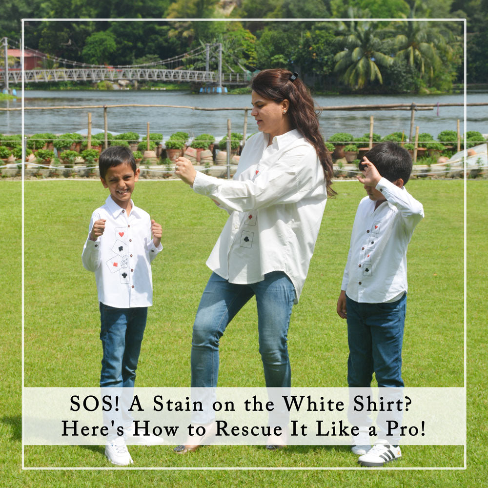 SOS! A Stain on the White Shirt? Here's How to Rescue It Like a Pro (or a Wizard 🧙‍♂️)