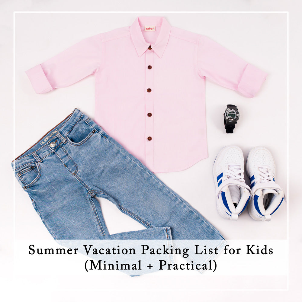 Summer Vacation Packing List for Kids (Minimal + Practical)