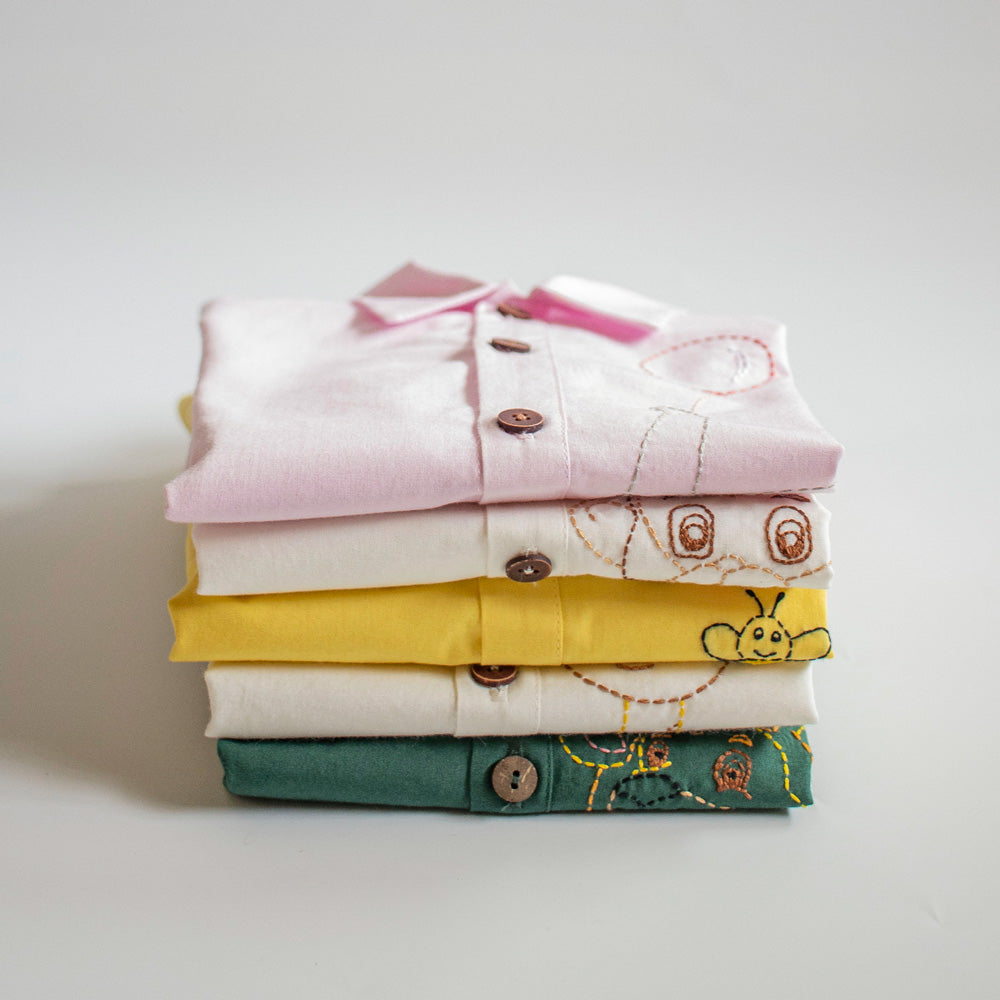 Embroidered Organic Shirts for Kids | Party & Casual Wear – Nanhey
