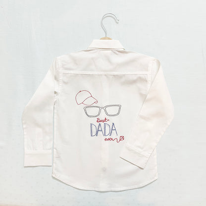 Best Dadu Ever Š—– Personalized Formal Shirt