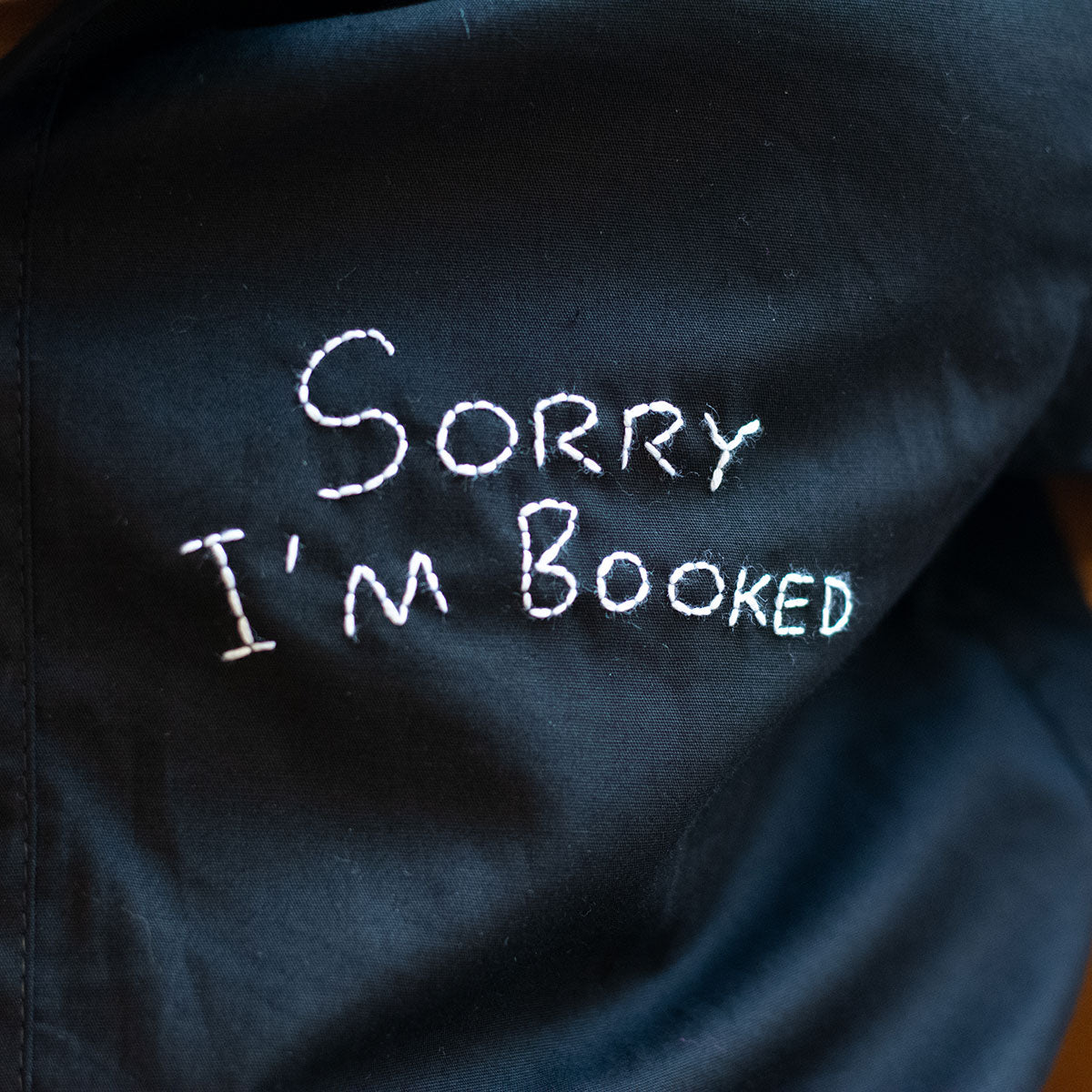 I Am Booked - Readers Embroidered Shirt - Black