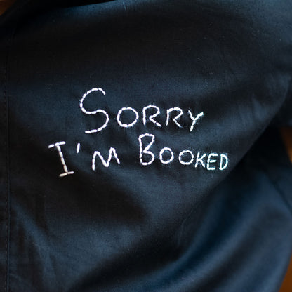 I Am Booked - Readers Embroidered Shirt - Black