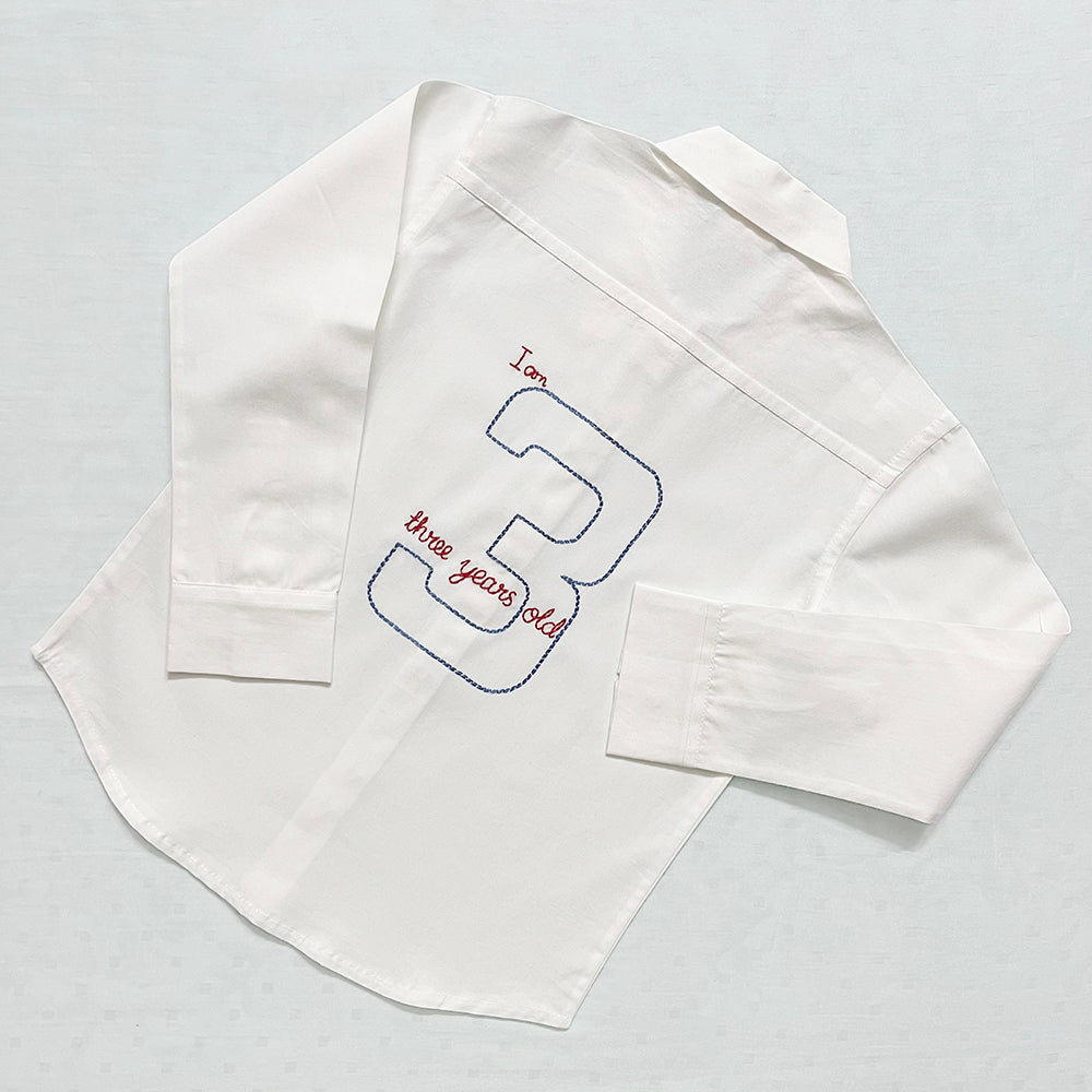 I am Three äóñ Personalized Birthday Shirt