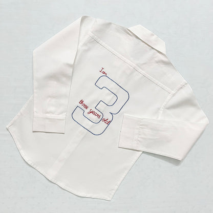 I am Three äóñ Personalized Birthday Shirt