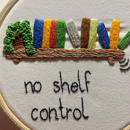 No Shelf Control Wall Hanging